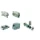 Weidmüller - Rechthoekige connector, set (industrieconnector) - HDC-KIT-HE 10.110 1712510000 6117