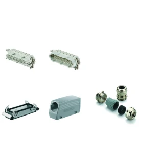 Weidmüller - Rechthoekige connector, set (industrieconnector) - HDC-KIT-HE 24.130 1712530000 6119