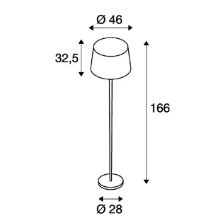 SLV - Staande lamp - 155652 155652 616977