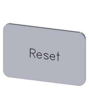 Siemens Tekstschild voor drukknop/signaallamp 3SU1900-0AD81-0DU0 3SU19000AD810DU0 61845