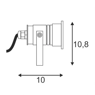 SLV - Tuin-/voetpadverlichtingsarmatuur - 233571 233571 623628
