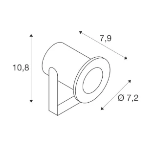 SLV - Tuin-/voetpadverlichtingsarmatuur - 233570 233570 623837