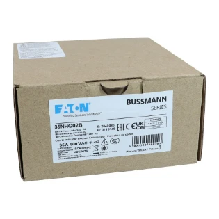 Eaton - Smeltpatroon (mes) - NH FUSE 35A 500V GG/GL SIZE 02 35NHG02B 6339953