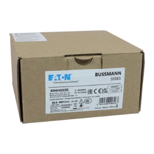Eaton - Smeltpatroon (mes) - NH FUSE 80A 500V GG/GL SIZE 02 80NHG02B 6340238