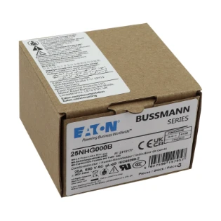 Eaton - Smeltpatroon (mes) - NH FUSE 25AMP 500V SIZE 000 GG MGL 25NHG000B 6348493