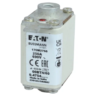 Eaton - HRC zekering - FUSE 250A 690V 00BTN/60 AR 170M2768 6351842