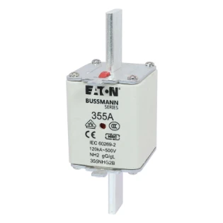 Eaton - Smeltpatroon (mes) - NH FUSE 355A 500V GG/GL SIZE 2 355NHG2B 6354645
