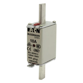 Eaton - Smeltpatroon (mes) - NH FUSE 10A 500V GG/GL SIZE 0 10NHG0B 6355021