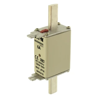 Eaton - Smeltpatroon (mes) - NH FUSE 6A 500V GG/GL SIZE 01 6NHG01B 6355111