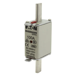 Eaton - Smeltpatroon (mes) - NH FUSE 100A 500V GG/GL SIZE 0 100NHG0B 6355668