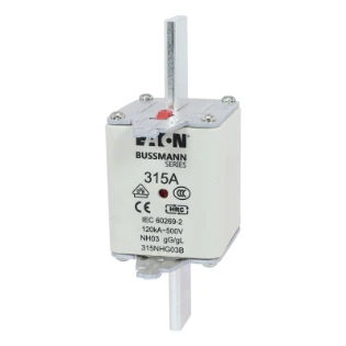 Eaton - Smeltpatroon (mes) - NH FUSE 315A 500V GG/GL SIZE 03 315NHG03B 6355751