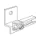 Eaton - Componenten voor opstelling/koppeling voor kast/lessenaar - HAL_STRIP_50Z_85X23_C-PROF_TO_WALL 1042705 6362974