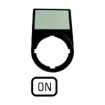 Eaton - Tekstschilddrager drukknop/signaallamp - M22S-ST-GB6 216496 6363605