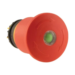 Eaton - Drukknop frontelement (paddenstoel) - M22-PVT45P-MPI 121463 6367723