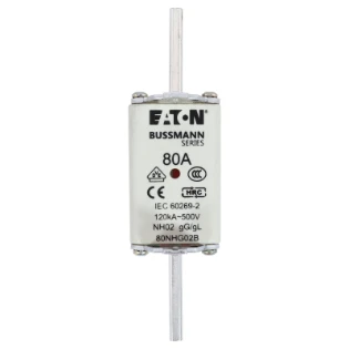 Eaton - Smeltpatroon (mes) - NH FUSE 80A 500V GG/GL SIZE 02 80NHG02B 6373971