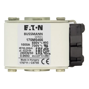 Eaton - HRC zekering - FUSE 1000A 690V 2BKN/50 AR UC 170M5466 6377734