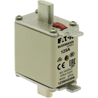 Eaton - Smeltpatroon (mes) - NH FUSE 125A 500V GG/GL SIZE 00 125NHG00B 6378311