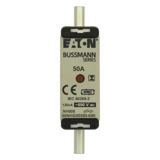 Eaton - Smeltpatroon (mes) - NH FUSE 50AMP 690V SIZE 000 GG IMGL 50NHG000BI-690 6378825