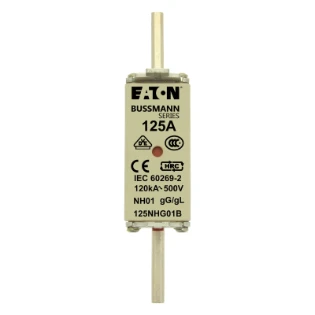 Eaton - Smeltpatroon (mes) - NH FUSE 125A 500V GG/GL SIZE 01 125NHG01B 6379952
