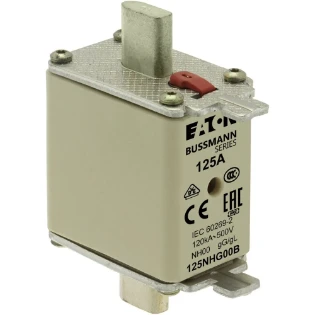 Eaton - Smeltpatroon (mes) - NH FUSE 125A 500V GG/GL SIZE 00 125NHG00B 6380333