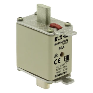 Eaton - Smeltpatroon (mes) - NH FUSE 50A 500V GG SIZE 00 50NHG00B 6381485
