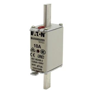 Eaton - Smeltpatroon (mes) - NH FUSE 10A 500V GG/GL SIZE 0 10NHG0B 6382229