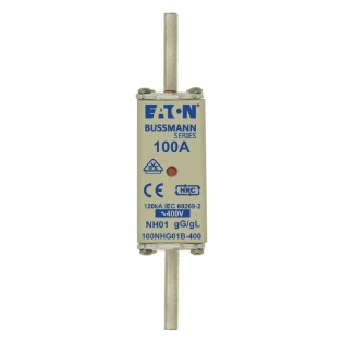 Eaton - Smeltpatroon (mes) - NH FUSE 100A 400V GG/GL SIZE 01 100NHG01B-400 6382821