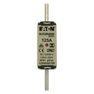 Eaton - Smeltpatroon (mes) - NH FUSE 125A 500V GL/GG SIZE 01 125NHG01BI 6382845