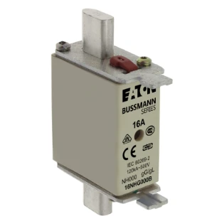 Eaton - Smeltpatroon (mes) - NH FUSE 16AMP 500V SIZE 000 GG MGL 16NHG000B 6382910