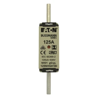 Eaton - Smeltpatroon (mes) - NH FUSE 125A 500V GL/GG SIZE 01 125NHG01BI 6383355