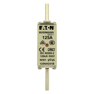 Eaton - Smeltpatroon (mes) - NH FUSE 125A 500V GG/GL SIZE 01 125NHG01B 6383655