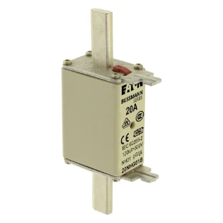 Eaton - Smeltpatroon (mes) - NH FUSE 20A 500V GL/GG SIZE 01 DUAL 20NHG01B 6383697