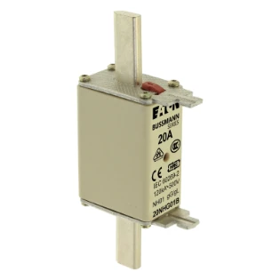 Eaton - Smeltpatroon (mes) - NH FUSE 20A 500V GL/GG SIZE 01 DUAL 20NHG01B 6383791