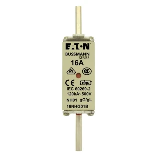 Eaton - Smeltpatroon (mes) - NH FUSE 16A 500V GG/GL SIZE 01 16NHG01B 6385469