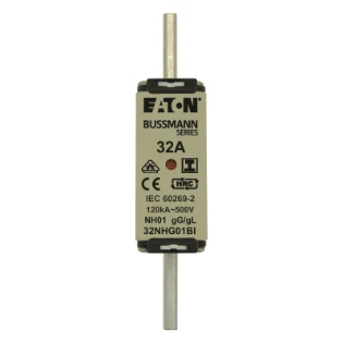 Eaton - Smeltpatroon (mes) - NH FUSE 32A 500V GL/GG SIZE 01 32NHG01BI 6385498