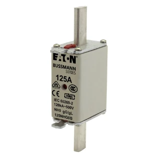 Eaton - Smeltpatroon (mes) - NH FUSE 125A 500V GG/GL SIZE 0 125NHG0B 6386815