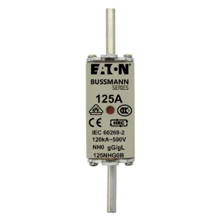 Eaton - Smeltpatroon (mes) - NH FUSE 125A 500V GG/GL SIZE 0 125NHG0B 6386927