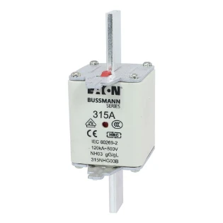 Eaton - Smeltpatroon (mes) - NH FUSE 315A 500V GG/GL SIZE 03 315NHG03B 6386934