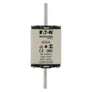 Eaton - Smeltpatroon (mes) - NH FUSE 400A 500V GL/GG SIZE 03 400NHG03BI 6387014