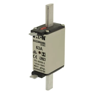 Eaton - Smeltpatroon (mes) - NH FUSE 63A 500V GL/GG SIZE 01 63NHG01BI 6388834