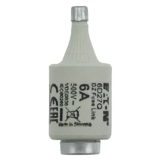 Eaton - D-zekering - FUSE 6A DII/E27 500VAC 6D27Q 6389610