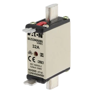 Eaton - Smeltpatroon (mes) - NH FUSE 32AMP 500V SIZE 000 GG IMGL 32NHG000BI 6390152