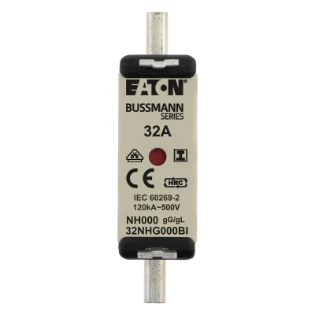 Eaton - Smeltpatroon (mes) - NH FUSE 32AMP 500V SIZE 000 GG IMGL 32NHG000BI 6390168