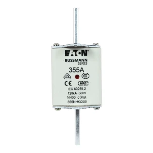Eaton - Smeltpatroon (mes) - NH FUSE 355A 500V GG/GL SIZE 03 355NHG03B 6404536