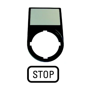 Eaton - Tekstschilddrager drukknop/signaallamp - M22S-ST-GB0 216494 6413374