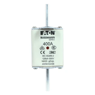 Eaton - Smeltpatroon (mes) - NH FUSE 400A 500V GG/GL SIZE 03 400NHG03B 6413751