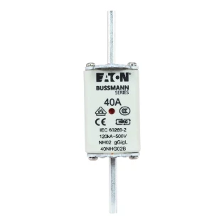 Eaton - Smeltpatroon (mes) - NH FUSE 40A 500V GG/GL SIZE 02 40NHG02B 6414512