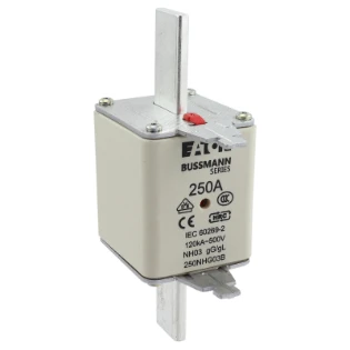 Eaton - Smeltpatroon (mes) - NH FUSE 250A 500V GG/GL SIZE 03 250NHG03B 6415840