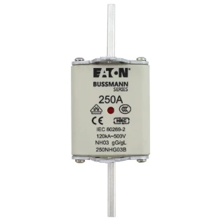 Eaton - Smeltpatroon (mes) - NH FUSE 250A 500V GG/GL SIZE 03 250NHG03B 6416832