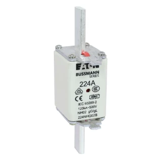 Eaton - Smeltpatroon (mes) - NH FUSE 224A 500V GG/GL SIZE 02 224NHG02B 6419403